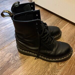 Dr. Martens Black Leather Boots